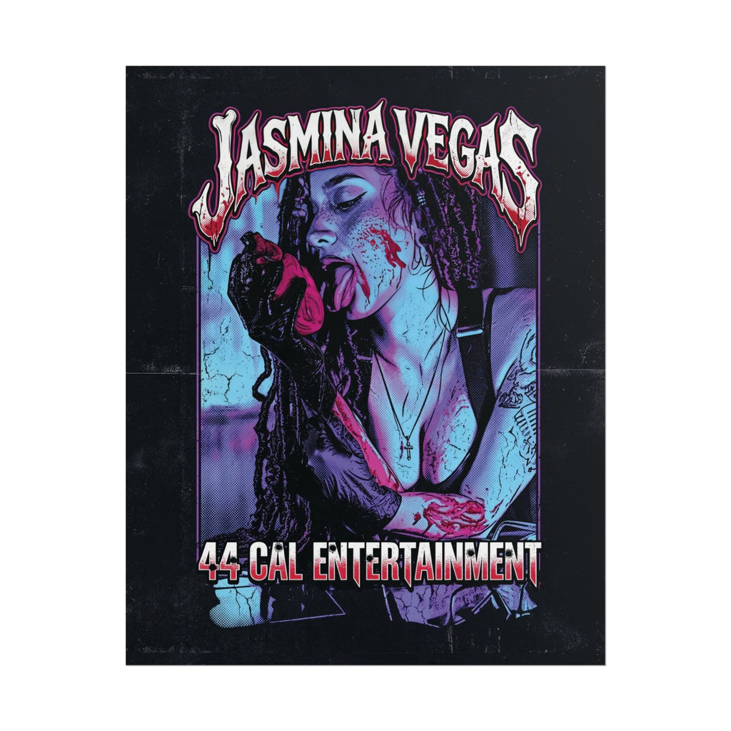 Rolled Poster — Jasmina Vegas '44 Cal Entertainment' Horror Pin-Up Art