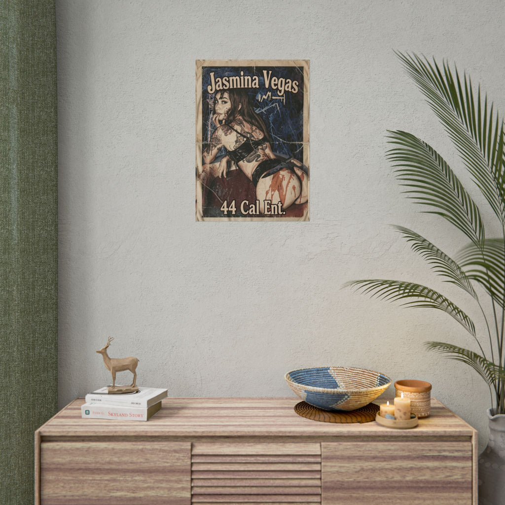 Rolled Poster — Jasmina Vegas Pin-Up Vintage Tattoo Art
