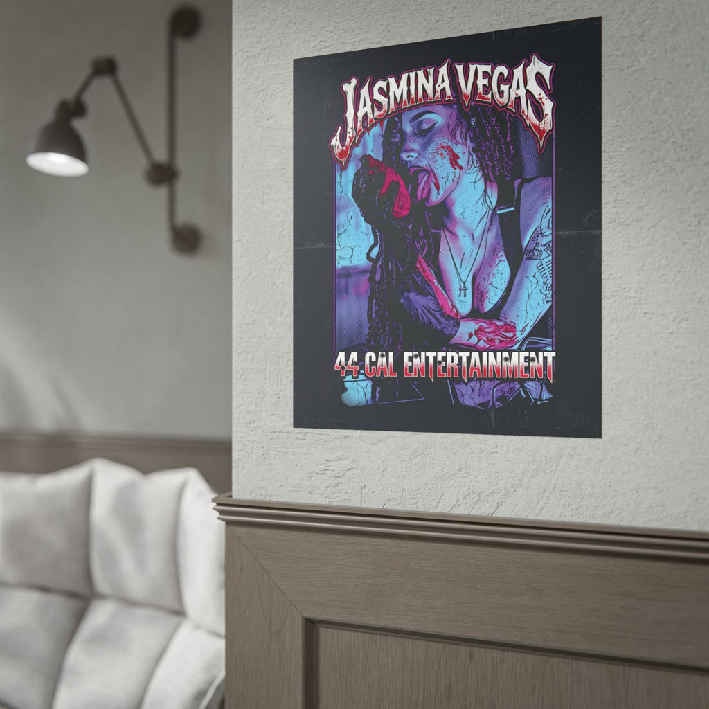 Rolled Poster — Jasmina Vegas '44 Cal Entertainment' Horror Pin-Up Art