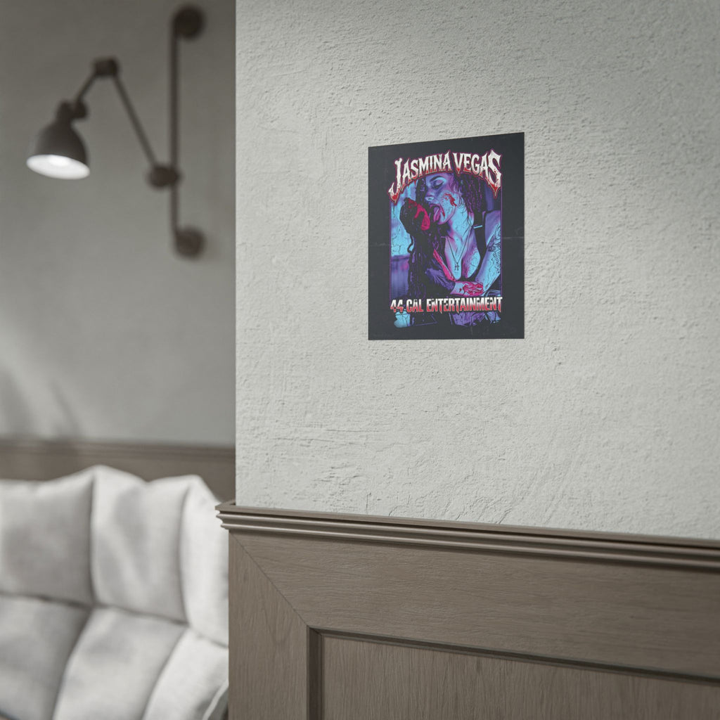 Rolled Poster — Jasmina Vegas '44 Cal Entertainment' Horror Pin-Up Art