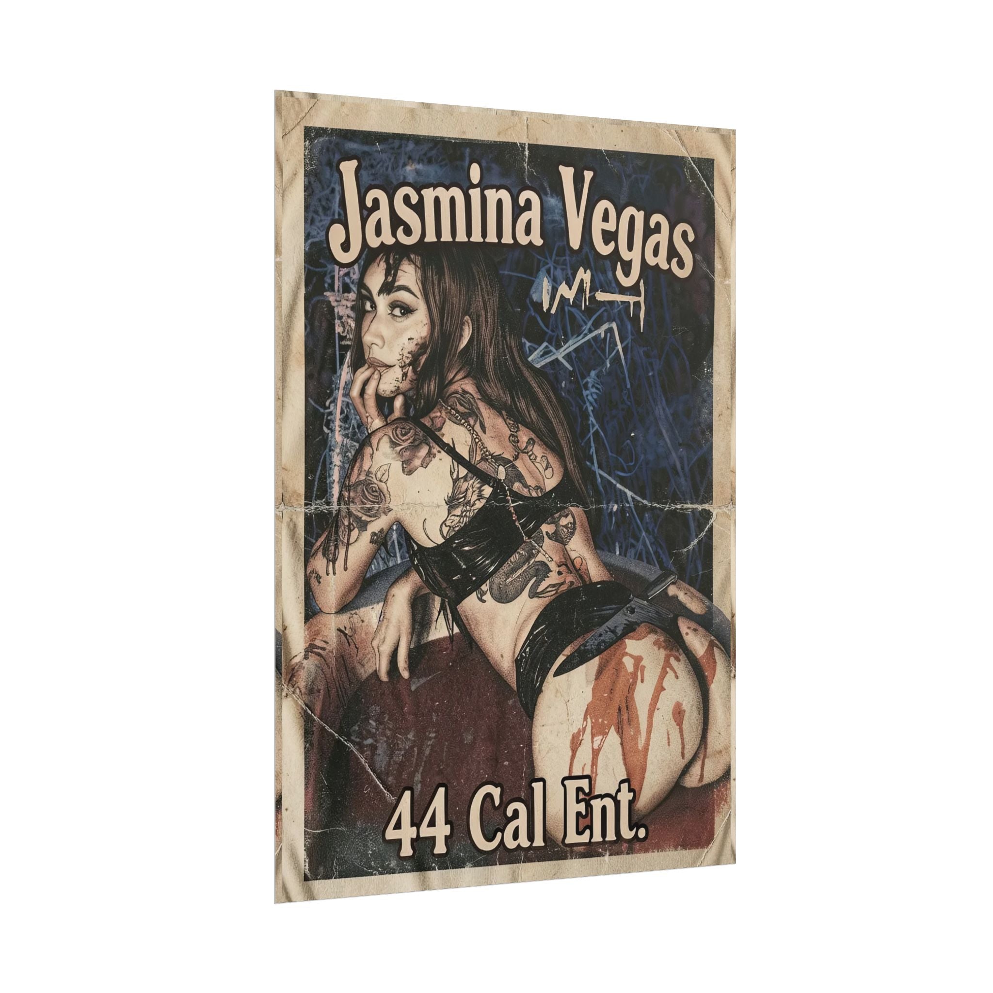 Rolled Poster — Jasmina Vegas Pin-Up Vintage Tattoo Art