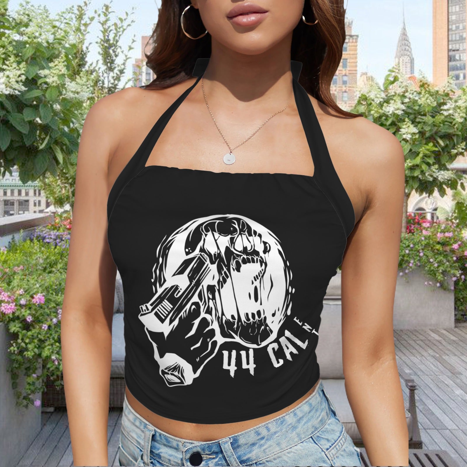 Tank White Skull