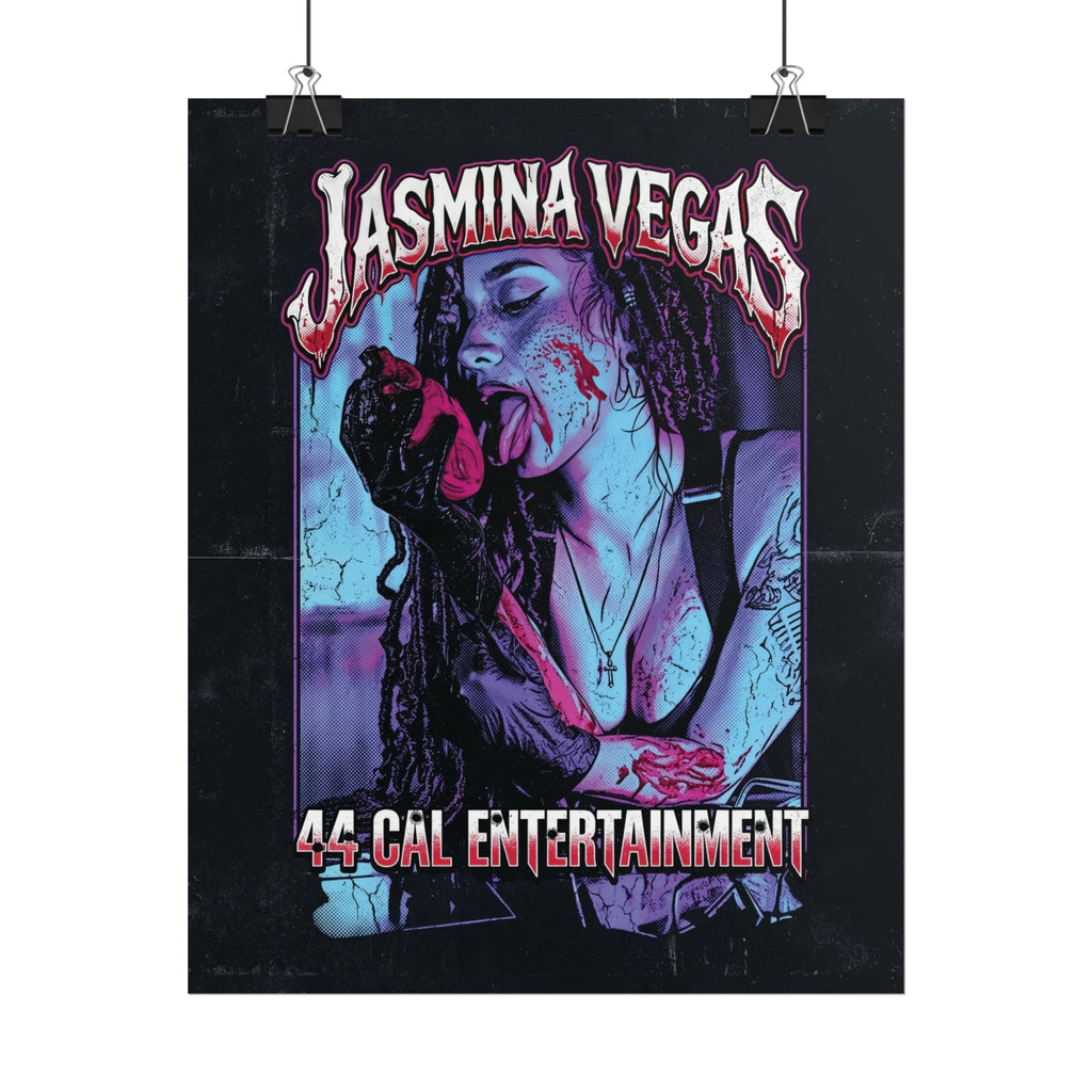Rolled Poster — Jasmina Vegas '44 Cal Entertainment' Horror Pin-Up Art