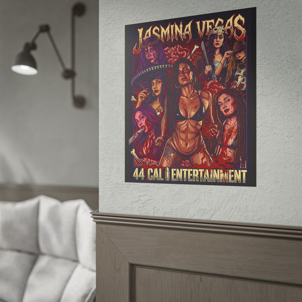 Rolled Poster — Jasmina Vegas Horror Pinup Art Print