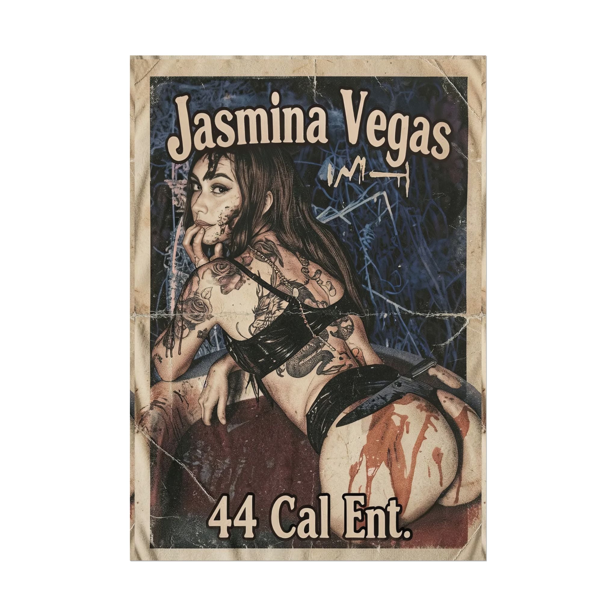 Rolled Poster — Jasmina Vegas Pin-Up Vintage Tattoo Art