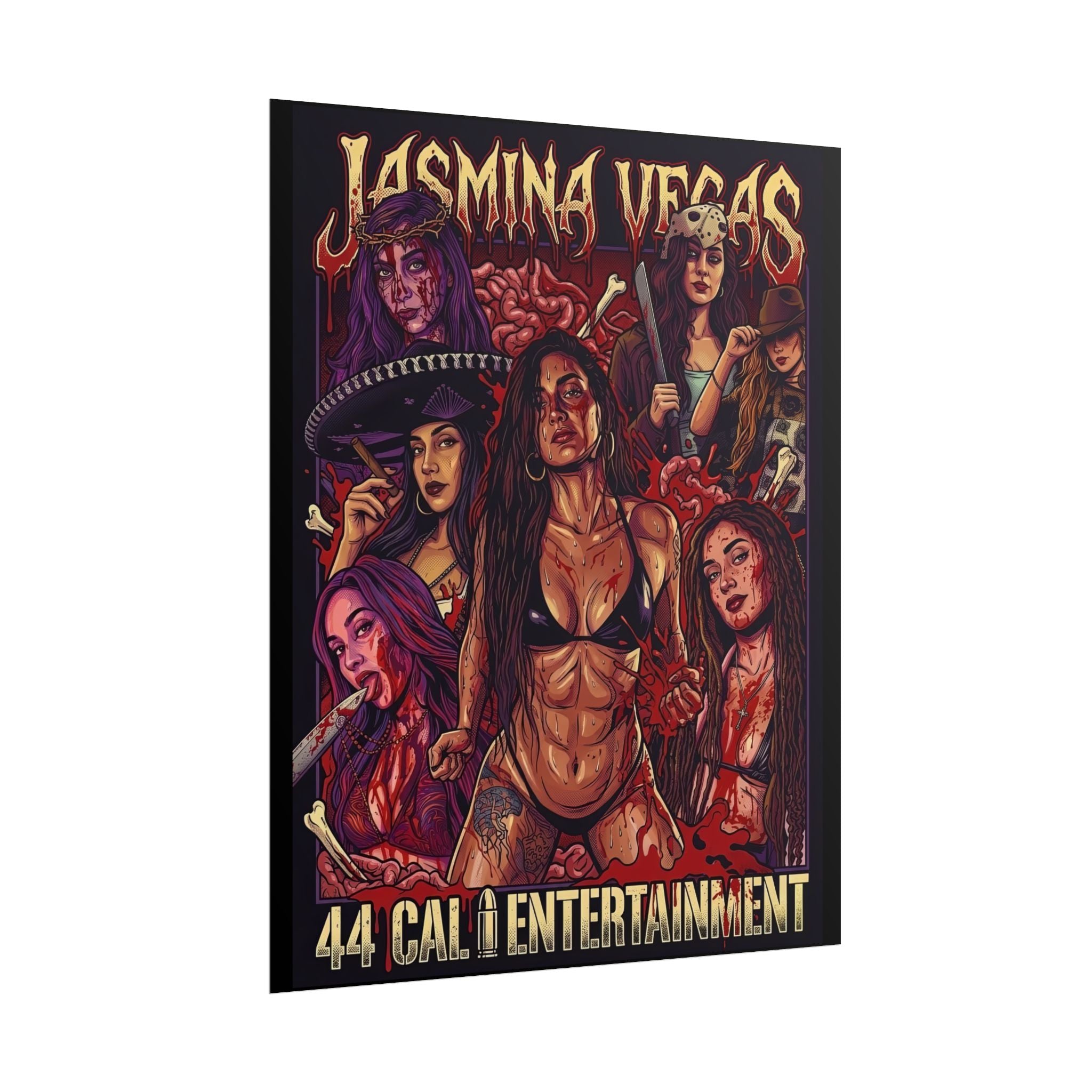 Rolled Poster — Jasmina Vegas Horror Pinup Art Print